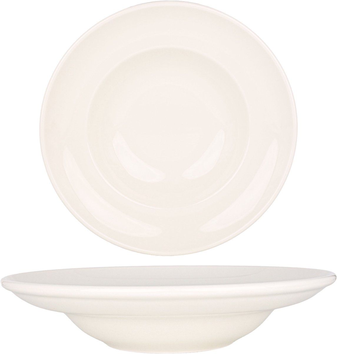 Bonna Pastabord - Gourmet - Porselein - 24 cm (400cc) - set van 2