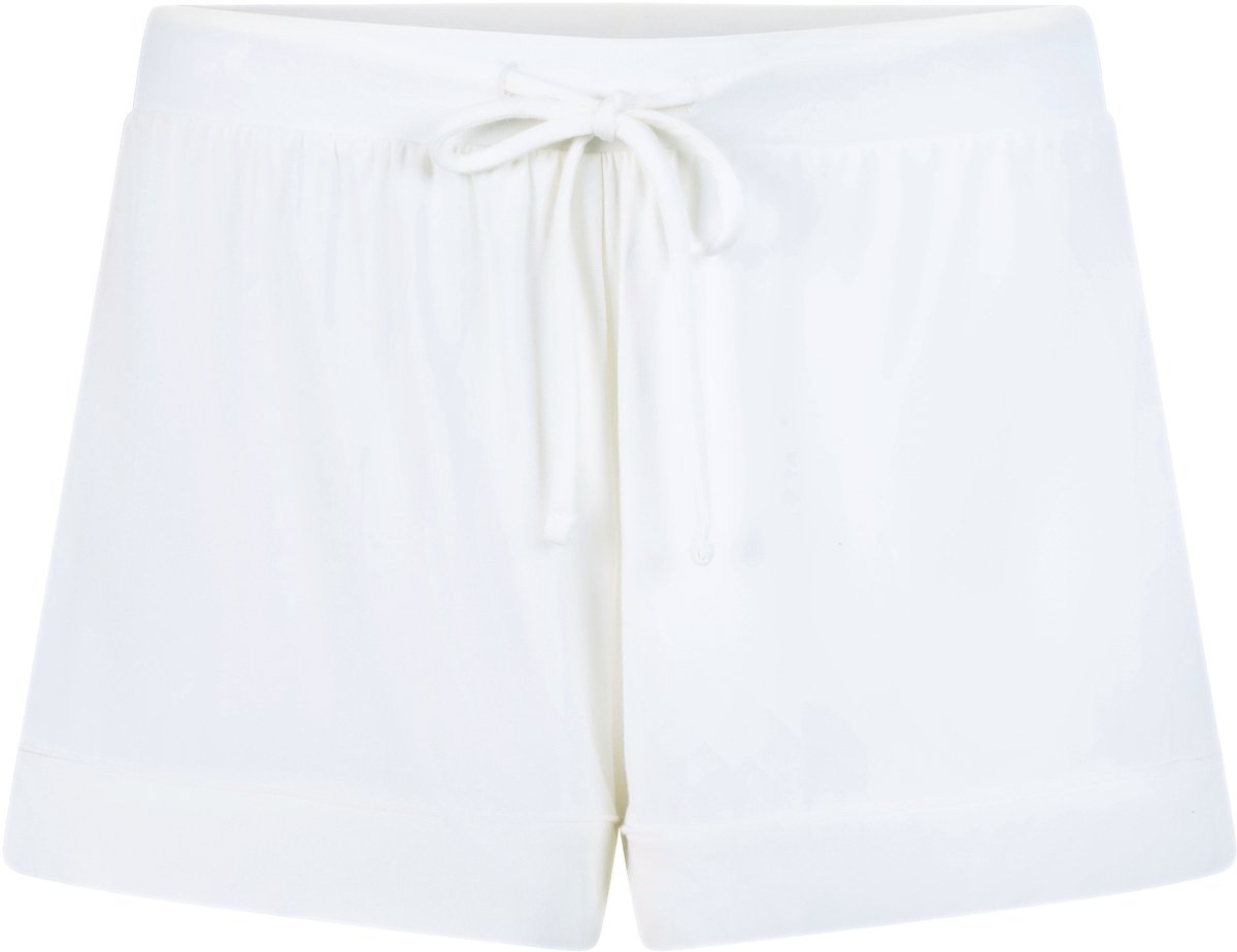 Hunkemöller Dames Nachtmode Shorts Jersey Essential - Wit
