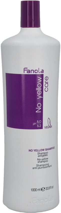 Fanola No Yellow Shampoo - Geblondeerd haar - 1000 ml