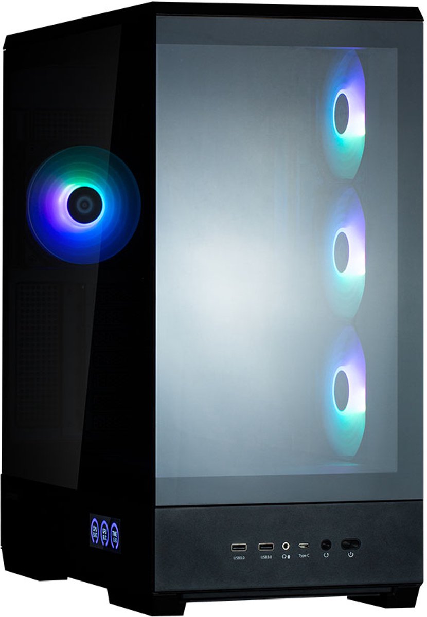 Zalman P50 DS Black Midi Tower Zwart