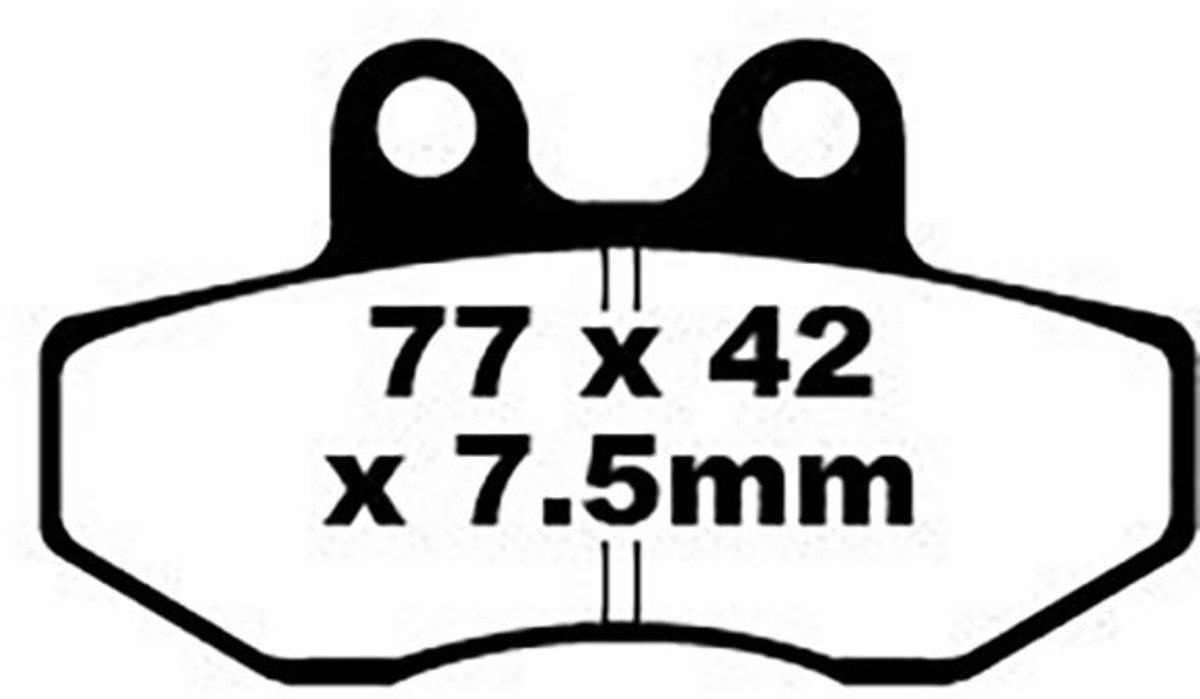 Set remblokken EBC FA-167