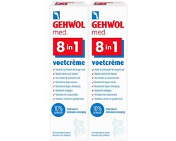 Gehwol Voetcreme 8 in 1 - 2 x 75 ml - Voordeelverpakking
