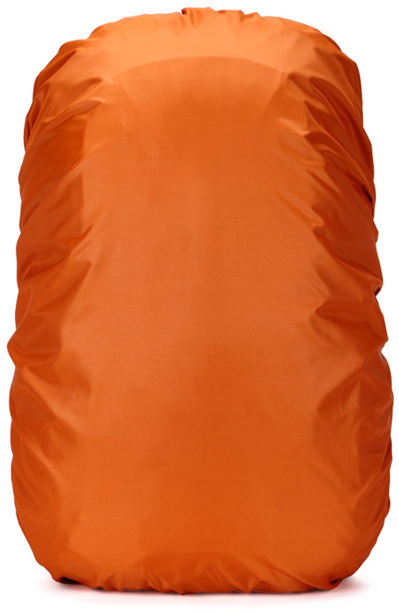 Rugzak Regenhoes Waterdicht - Reflecterende Strepen Rugtas Bescherming - Outdoor Wandelen Fietsen Regenbescherming - Oranje