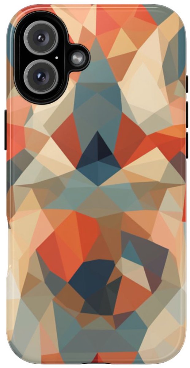 Geometrisch Abstract Patroon – Telefoonhoesje Geschikt voor iPhone 16 Plus