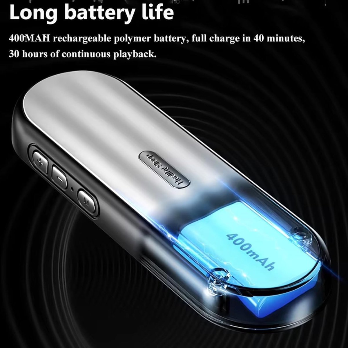 Sleep Pillow Speaker - Portable Ultra Thin Wireless, White