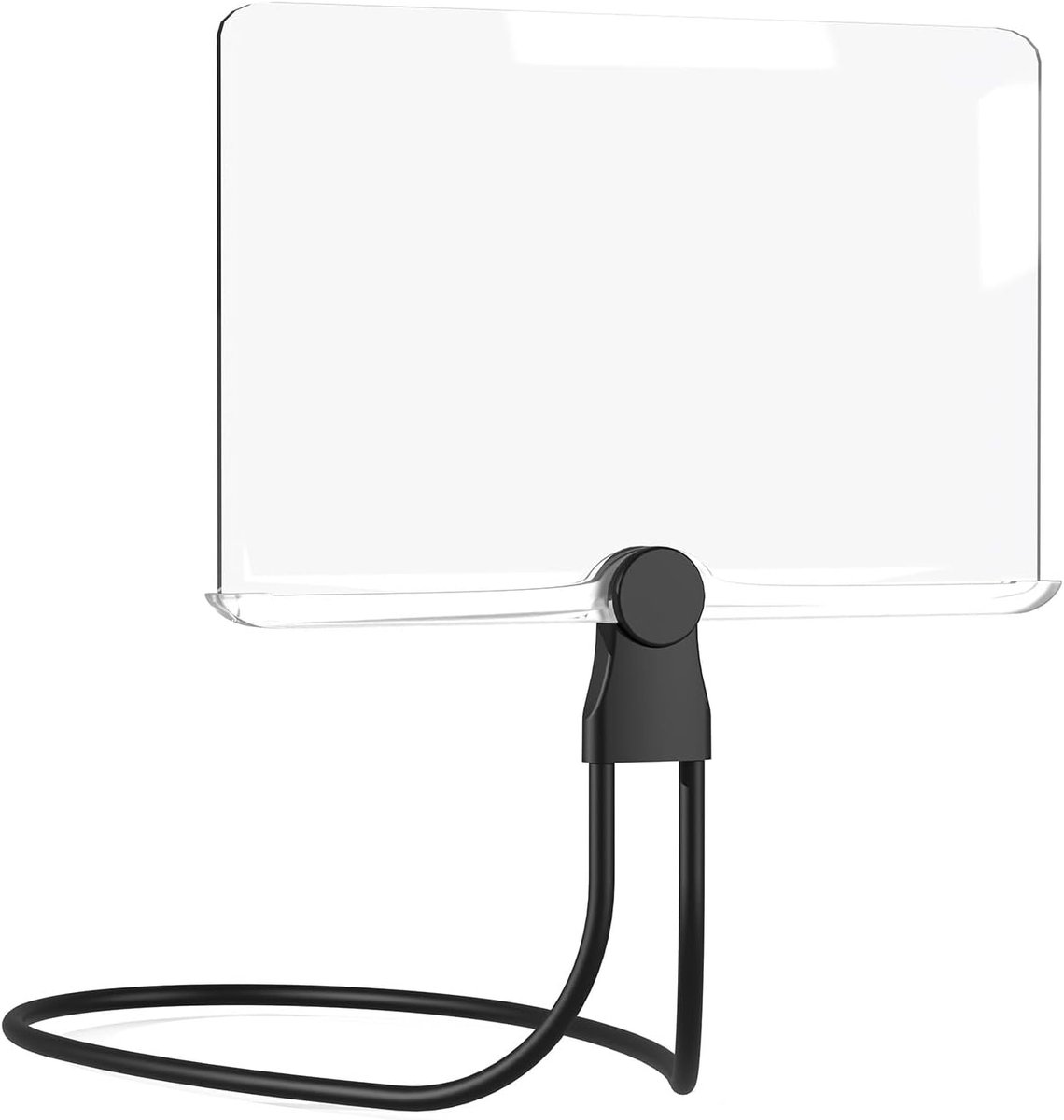 5x oplaadbare, handsfree vergrootglas, flexibele zwanenhals, vergrootglas voor de volledige pagina voor lezen en close-up werk, ultrahelder ledlicht voor stropdassen, reparatie, naaien en senioren met een slecht gezichtsvermogen
