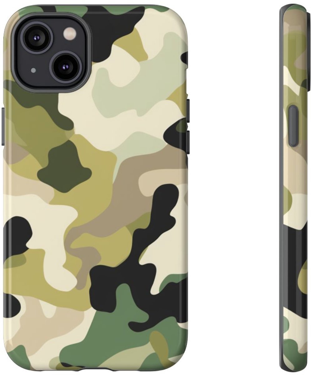 Klassiek Camouflagepatroon – Telefoonhoesje Geschikt voor iPhone 14 Plus