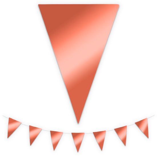 Guirlande d'anniversaire de 10 mètres en or rose de Bunting pour l'intérieur et l'extérieur