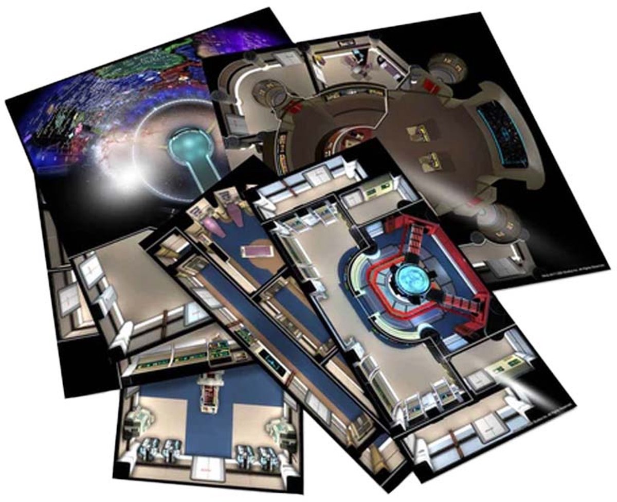 Star Trek Adventures - Next Generation Starfleet Deck Tiles - Engelstalige Editie - Modiphius - RPG