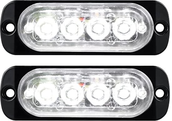 SUNSBELL 4 stuks / set stroboscooplicht, led, straatflare, noodgevallen, driehoek, auto, knipperlichten, veiligheidswaarschuwing, koplamp voor