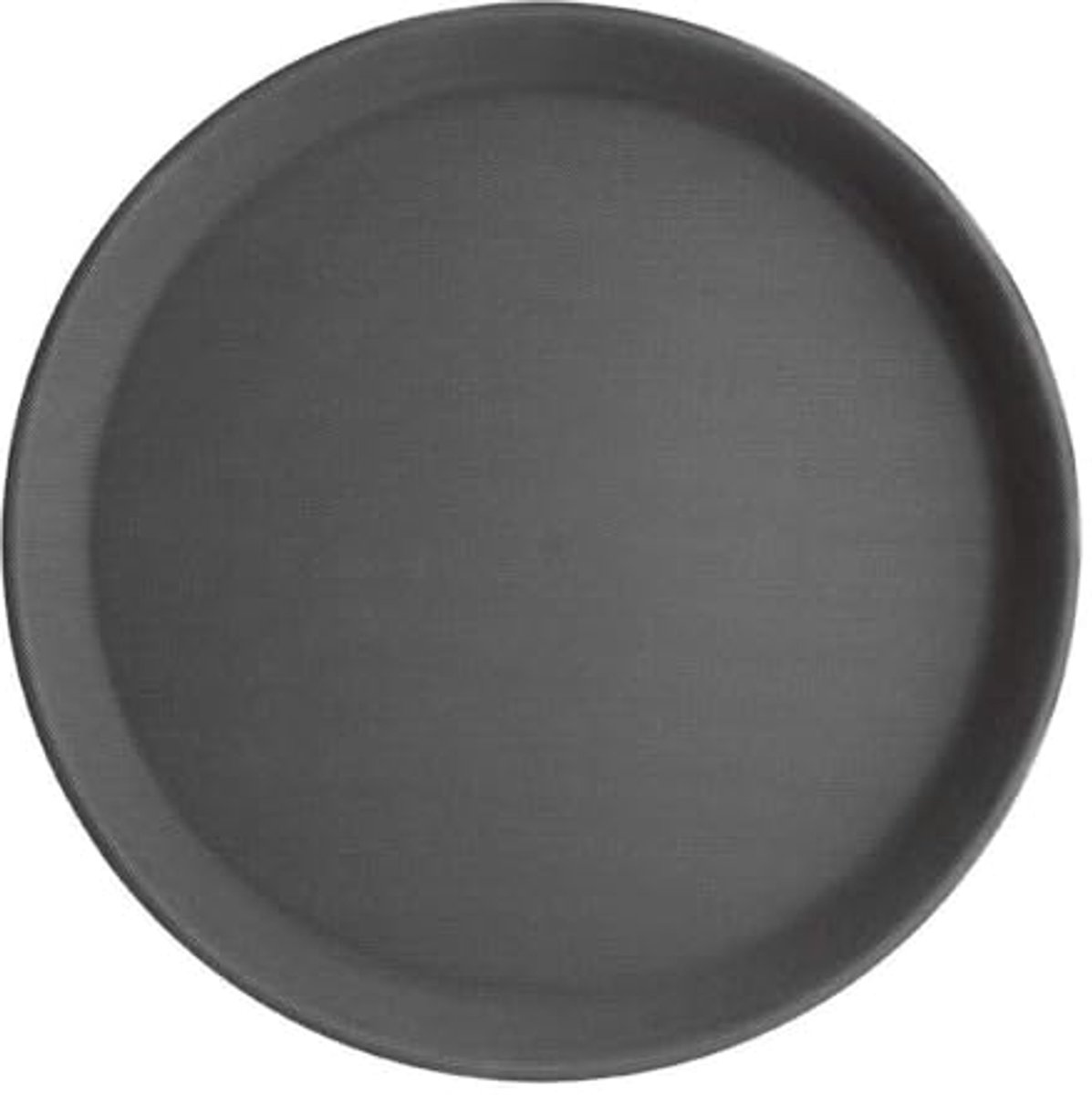 Rond Antislip Dienblad Zwart 356mm