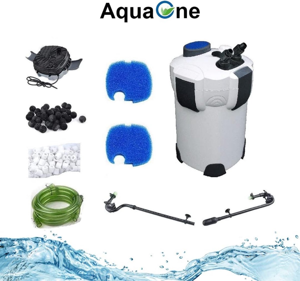 AquaOne HW-304A Buitenfilter 2000 l/u - tot 1000 liter thumbnail 3