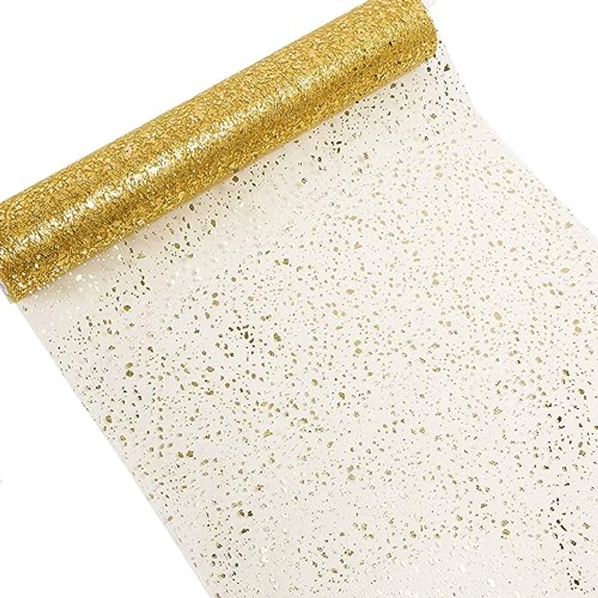 Kersttafelloper Goud - Tafeldecoratie voor Feestdagen en Bruiloften - 30 cm x 9 m