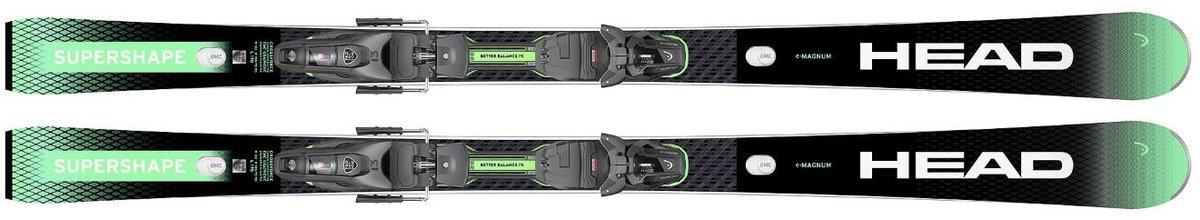 Head Supershape e-Magnum SW + Prot. PR 11 GW Ski Heren 163 Zwart