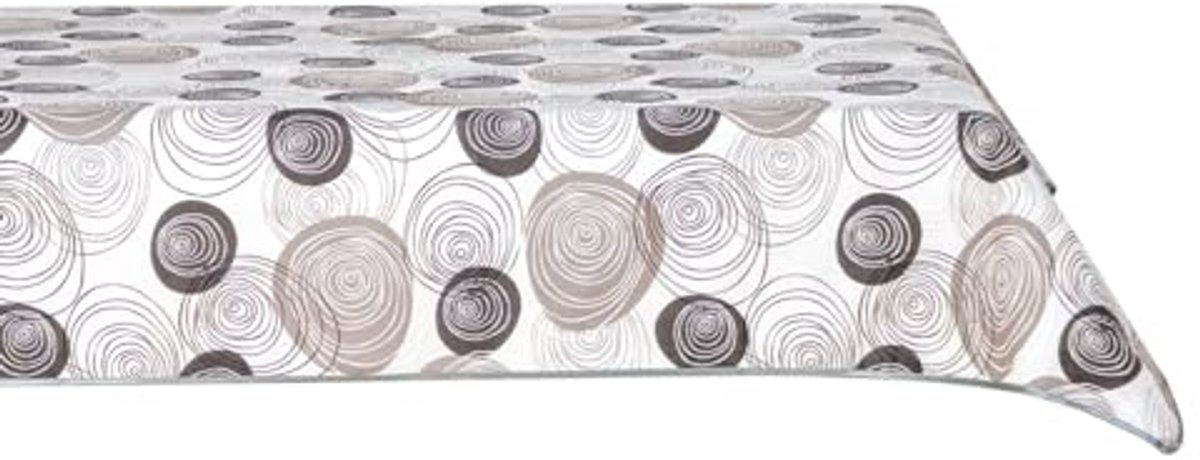 Afwasbaar Tafelkleed met Cirkel - 130 x 220 cm - Polyester Tuin- en Balkon Tafelkleed