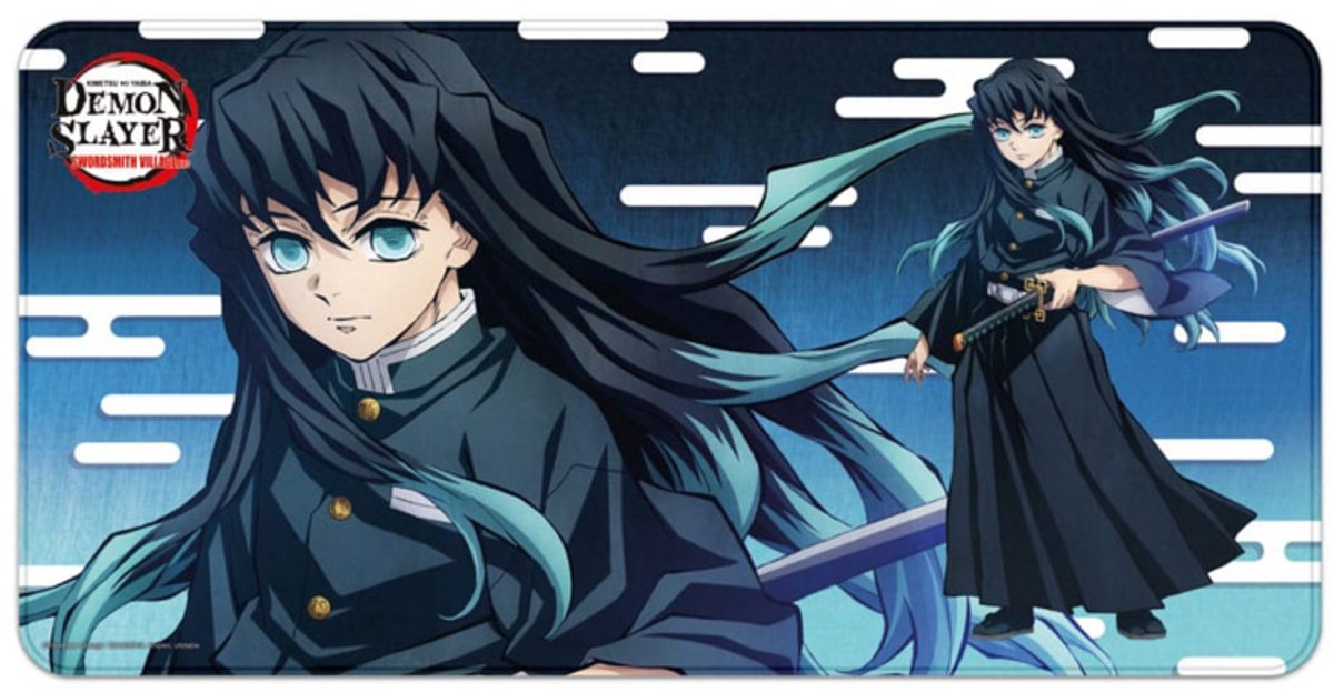 Sakami Merchandise Demon Slayer: Kimetsu no Yaiba XXL Mousepad Muichiro Tokito 80 x 40 cm Mouse pads