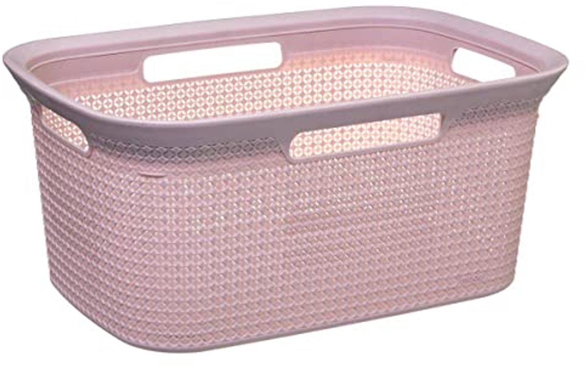 Wasmand 45L Scandinavisch Design in Grijs