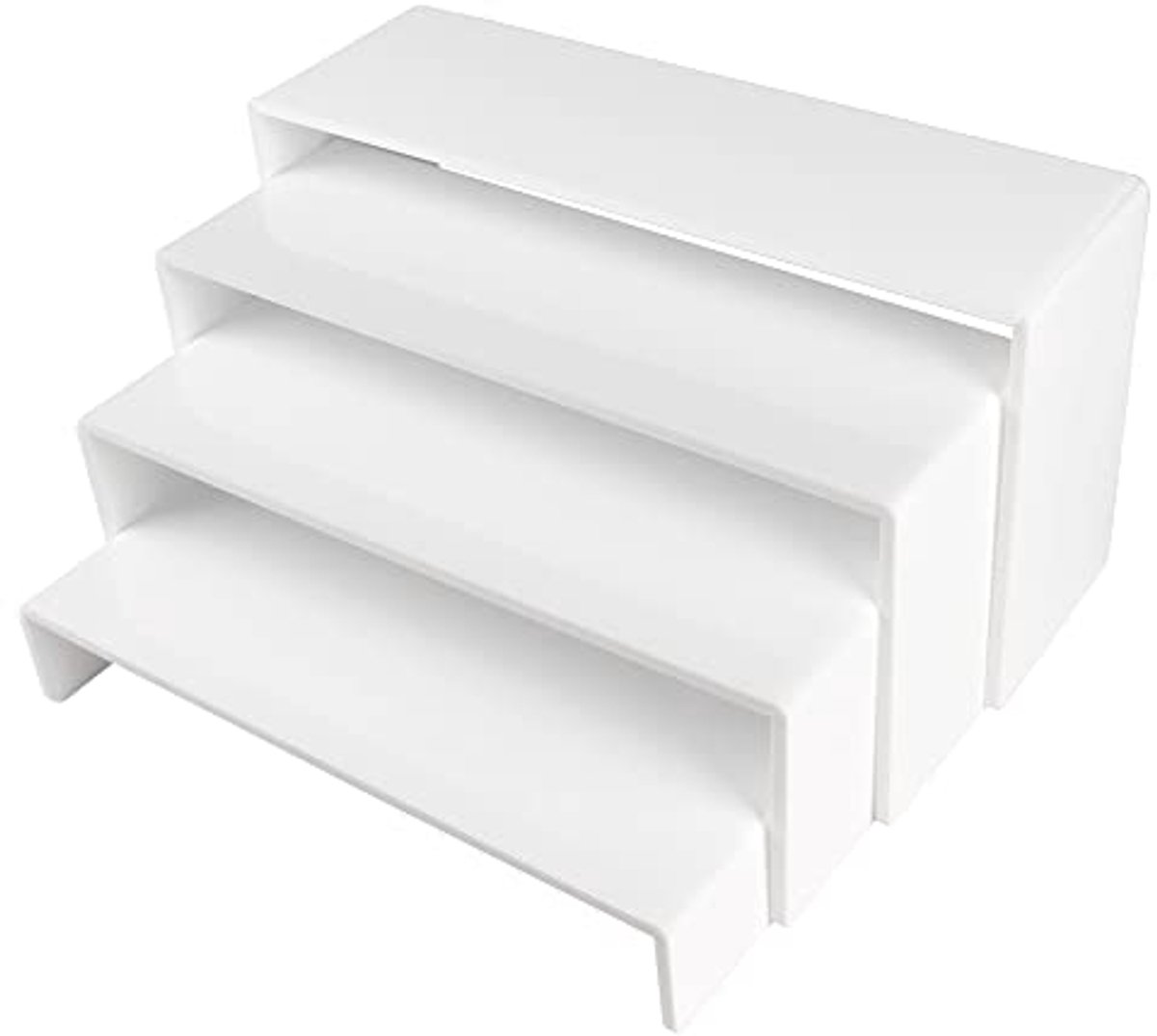 Displayverhogers voor sieraden en decoraties - Set van 4 acryl standaards