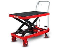 Hydraulische Heftafel met een Draagvermogen van 300 kg - Schaarheftafel voor Werkplaats en Huishouden