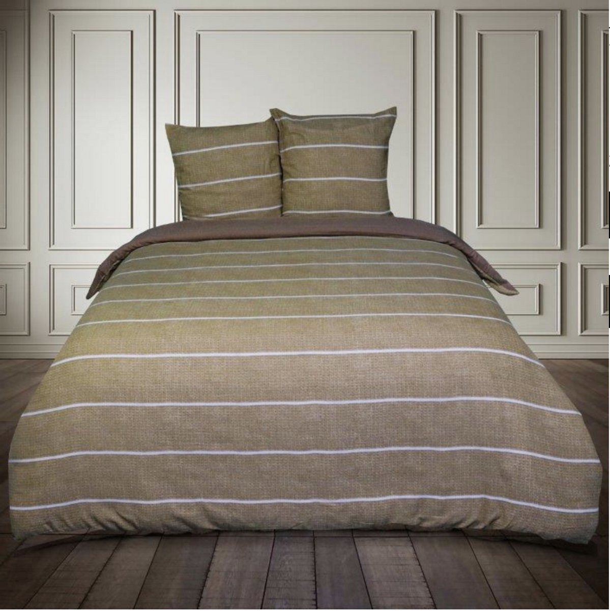 Luxe Katoen Flanel dekbedovertrek Emma Lin - 240x220