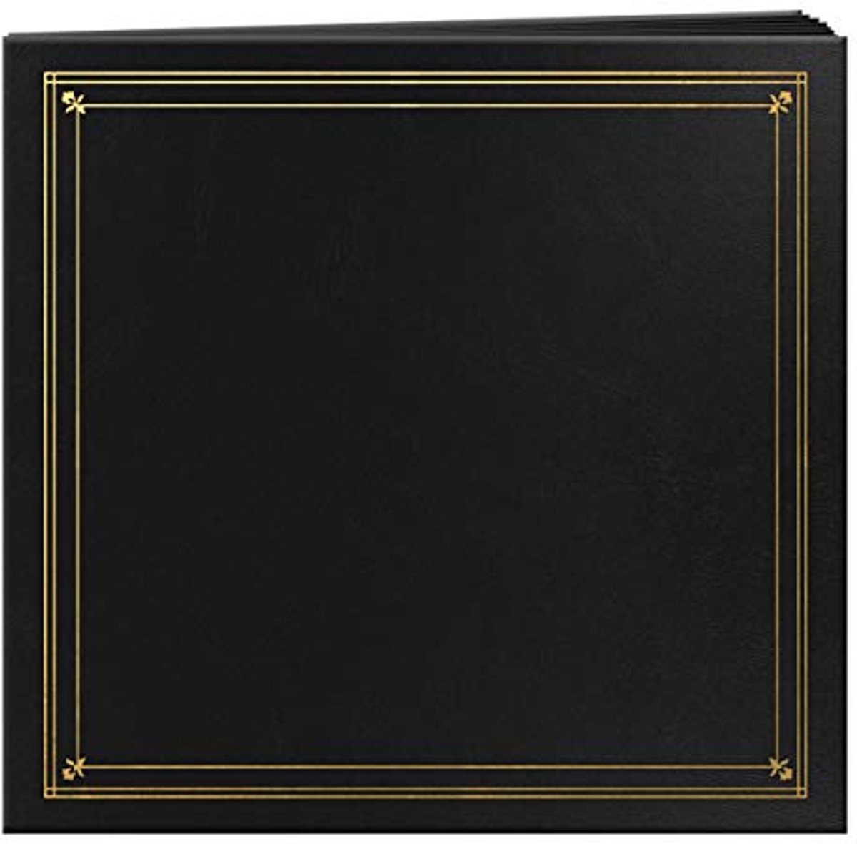 Fotoalbum met 204 pockets, faux leren cover, voor 10 x 15 cm, zwart