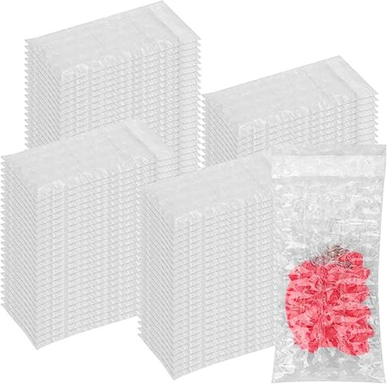 UKCOCO 100 Pièces Pochettes Mousse PE - Sacs De Calage Pour Déménagement Et Protection
