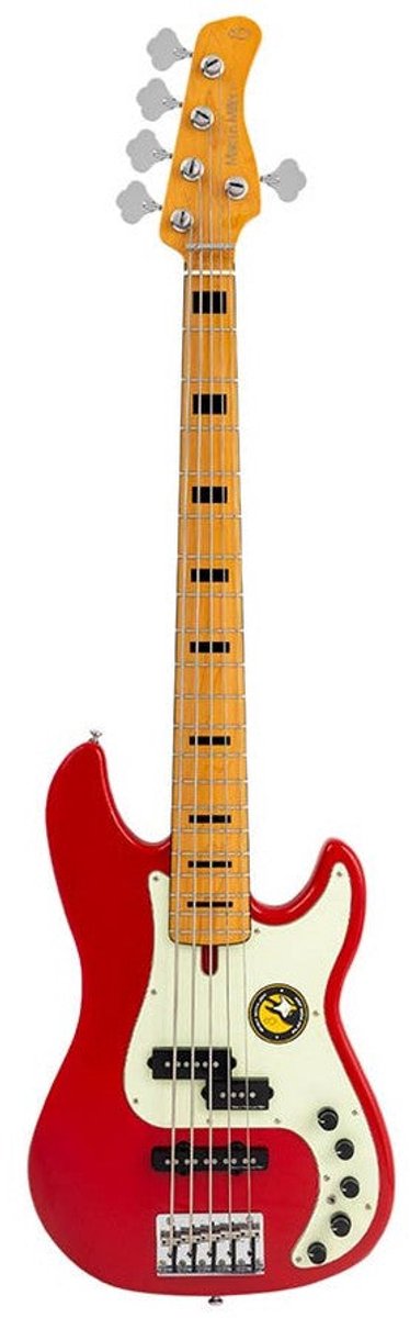 Sire P7+ A5/DRD Marcus Miller 5-snarige basgitaar Dakota Red