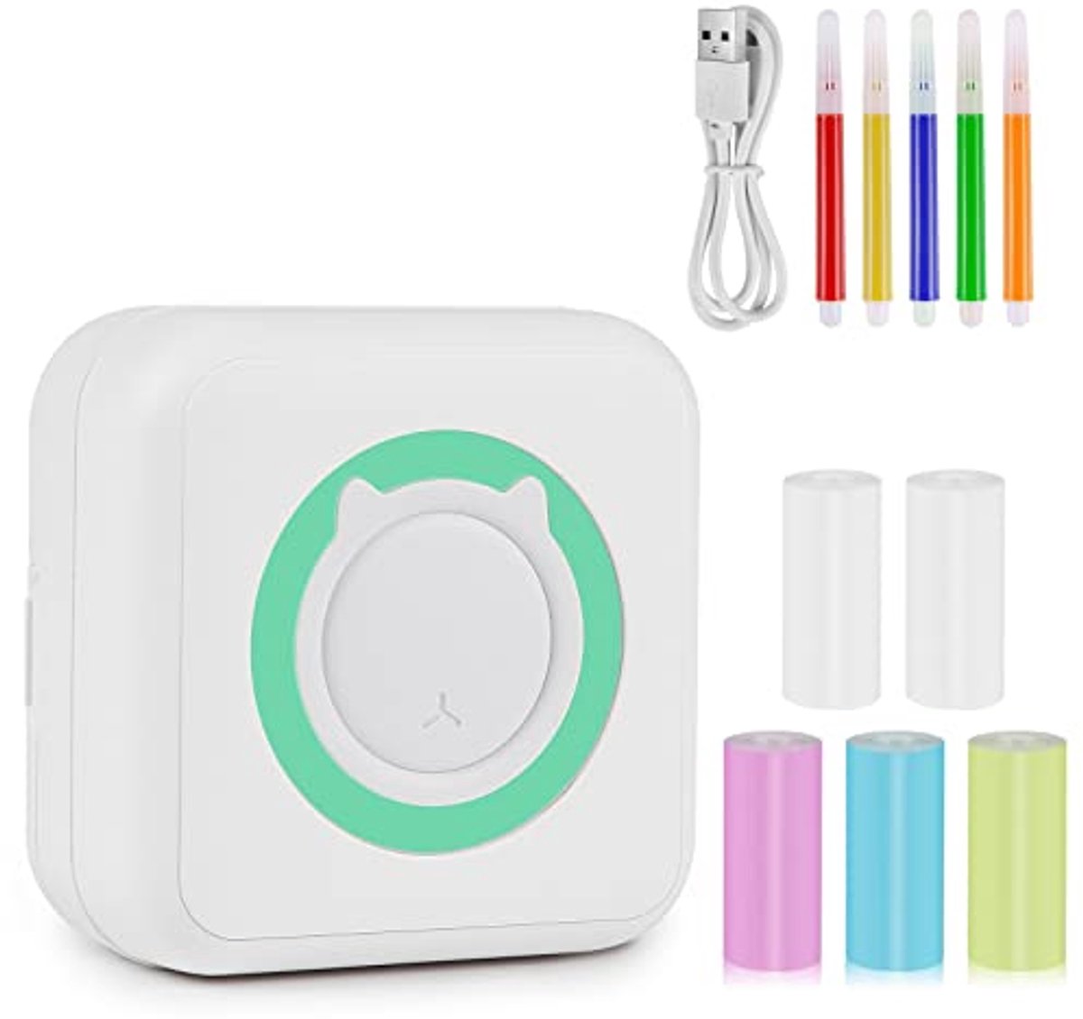 Draagbare Mini Fotoprinter - Draadloze Thermische Bluetooth Printer voor Smartphone