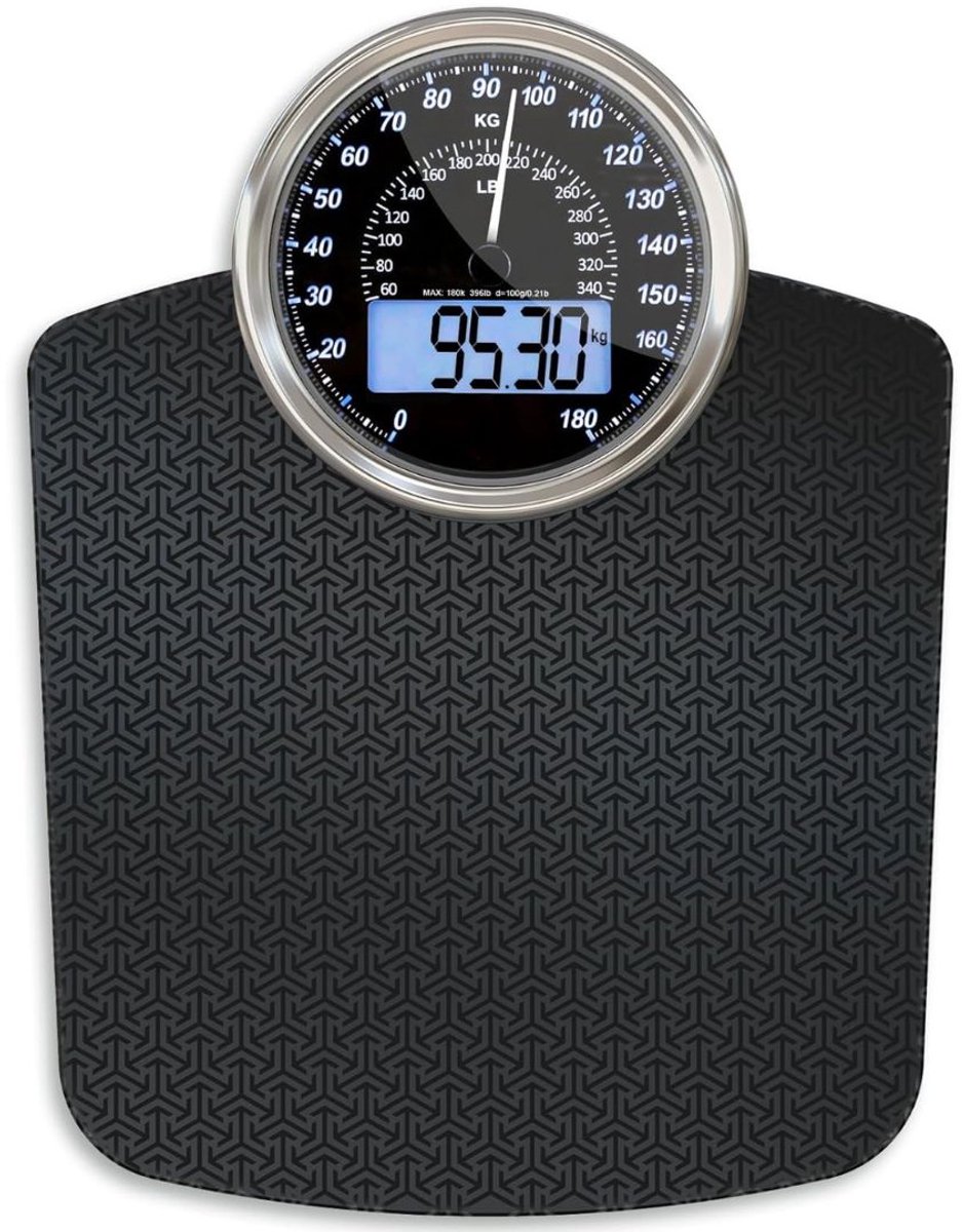 DailySupplies® Analoge Weegschaal - Personenweegschaal Beste Koop - Tot 180kg