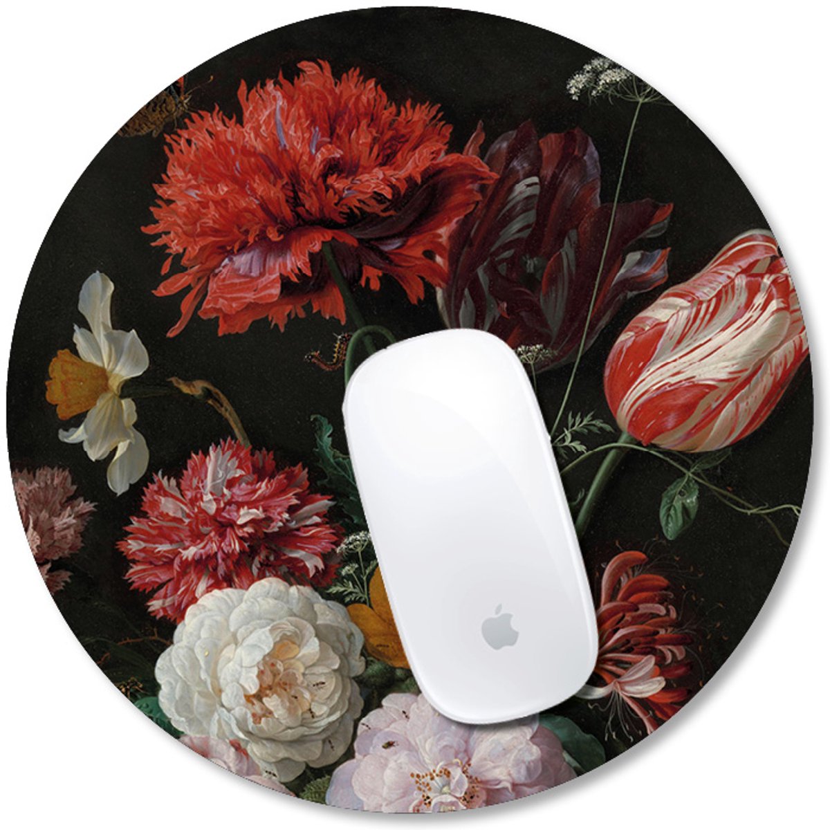Muismat 24 cm - print - Boeket - Dietrix - antislip - flexibel