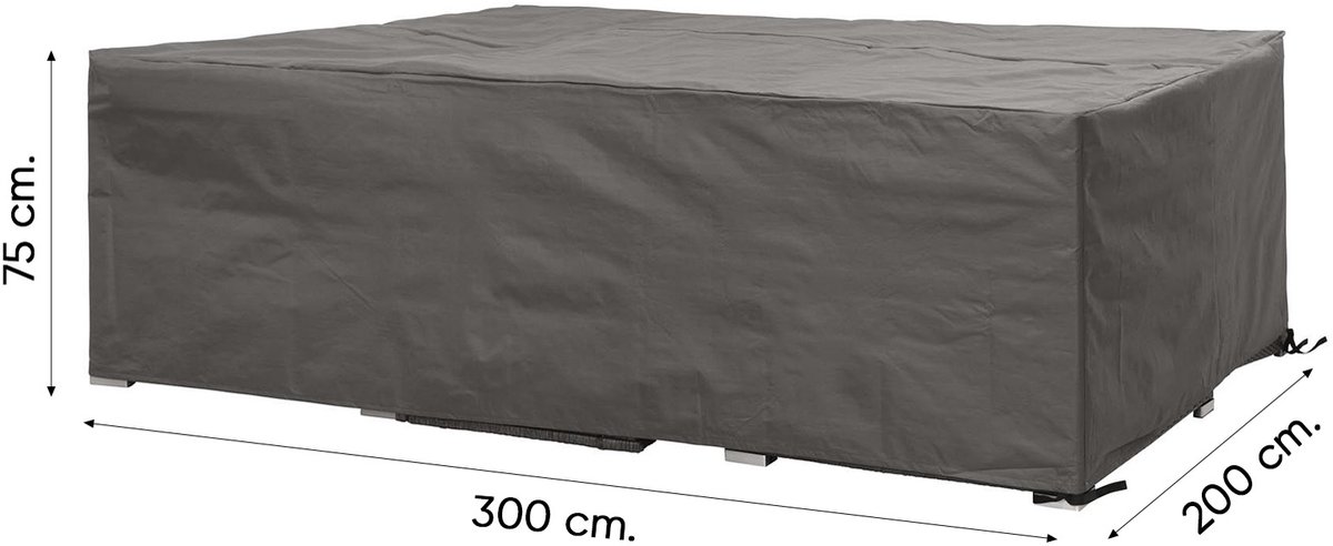 Winza Outdoor Covers - Premium - beschermhoes loungeset L - Afmeting : 300x200x75 cm