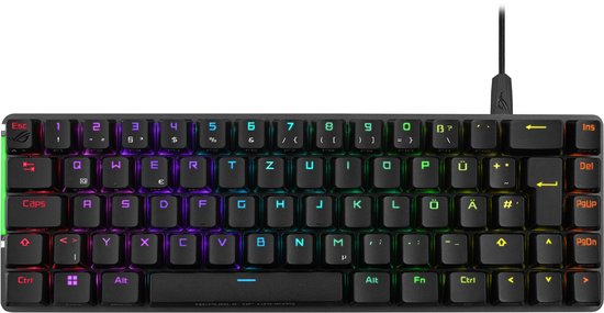 Asus ROG Falchion Ace Black - toetsenbord voor gaming - USB - RGB - QWERTY US - Zwart