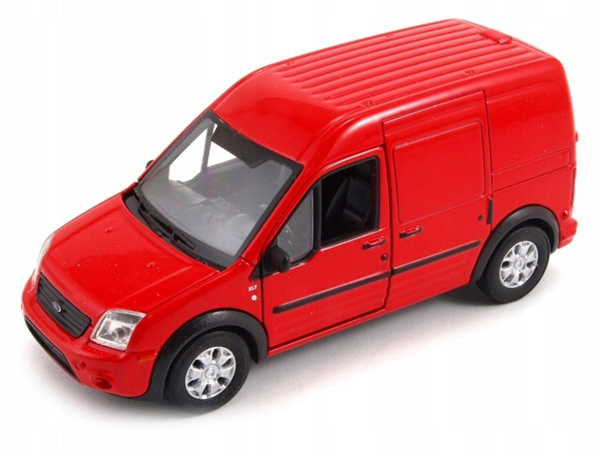 Welly Ford Transit Connect 1:32 Rode Metalen Model Auto