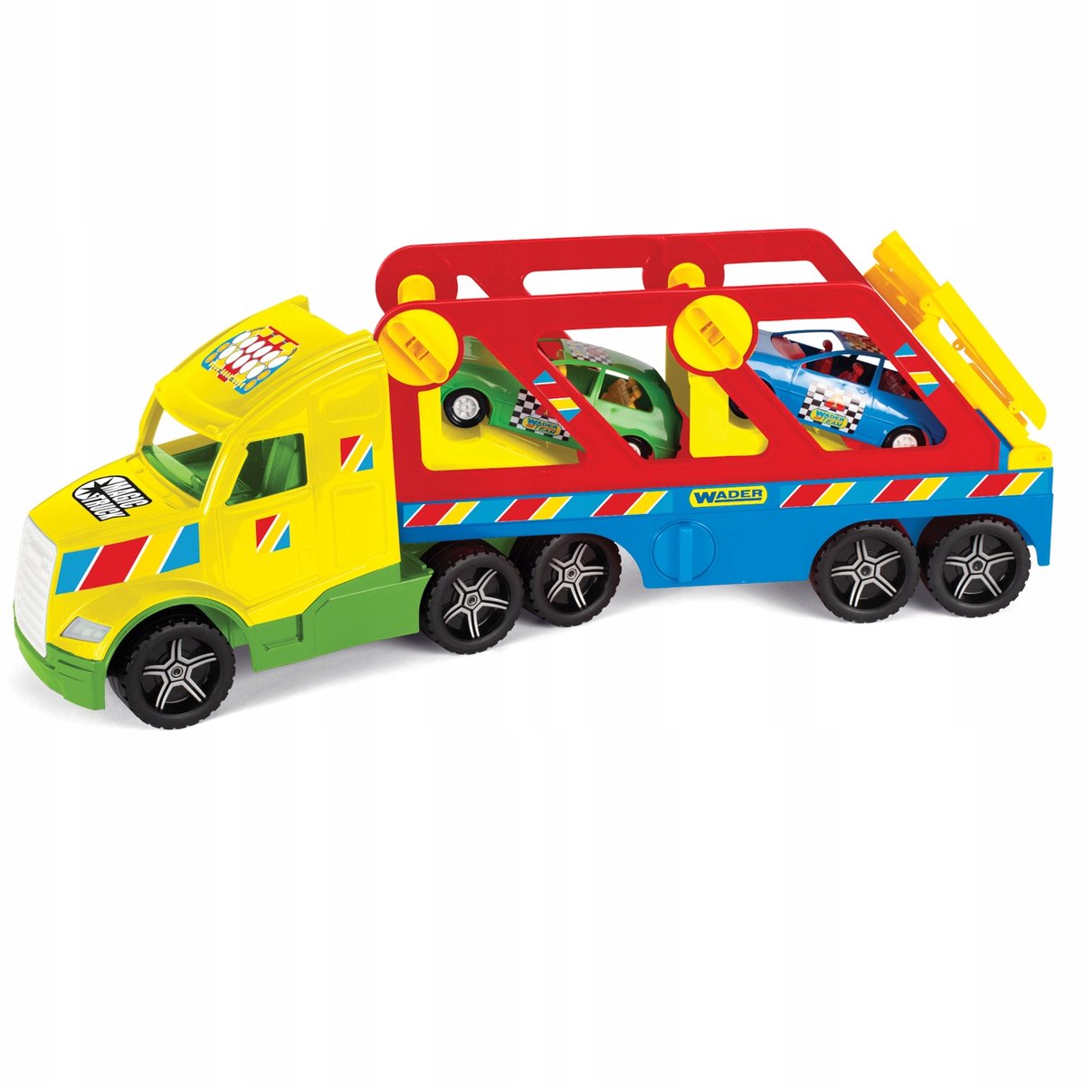 Wader Magic Truck Basic Vrachtwagen met Auto's
