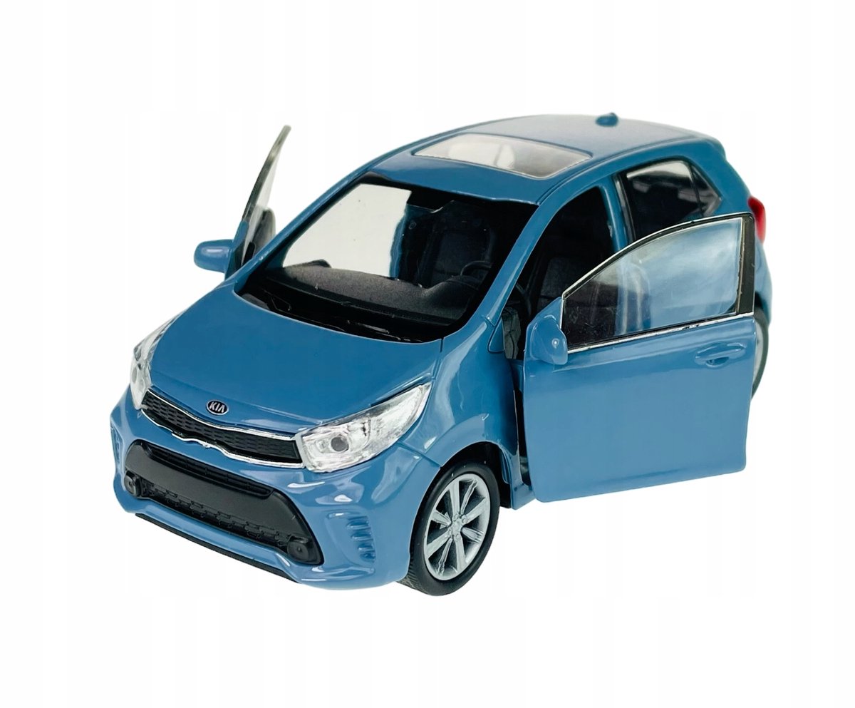 Welly Kia Picanto Metaal Blauw 1:34 Nieuw model