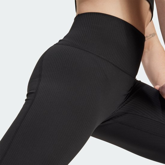 Adidas Performance Adidas All Me Rib 7/8 Legging - Dames - Zwart — afbeelding 3