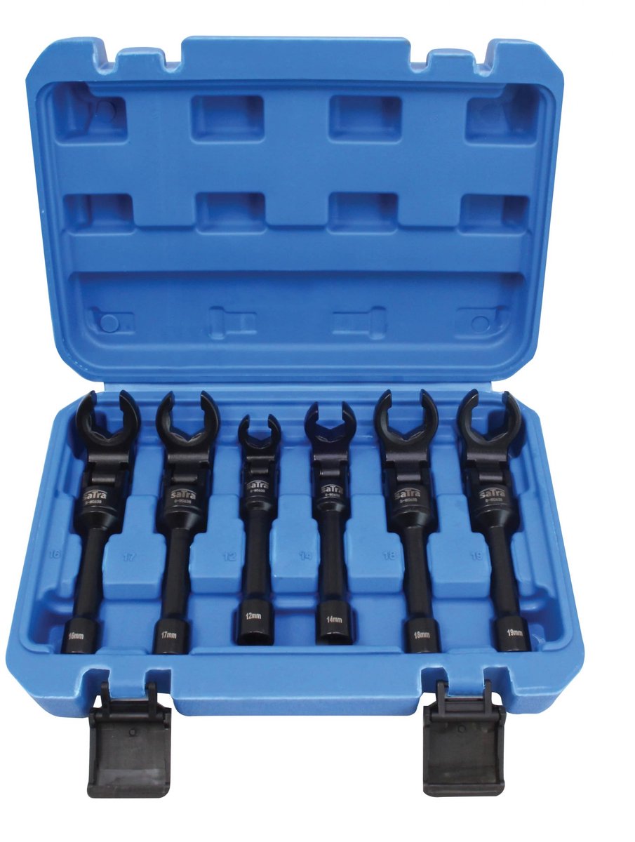 Satra S-WC638 Open ringratelsleutels 3/8" 6 st