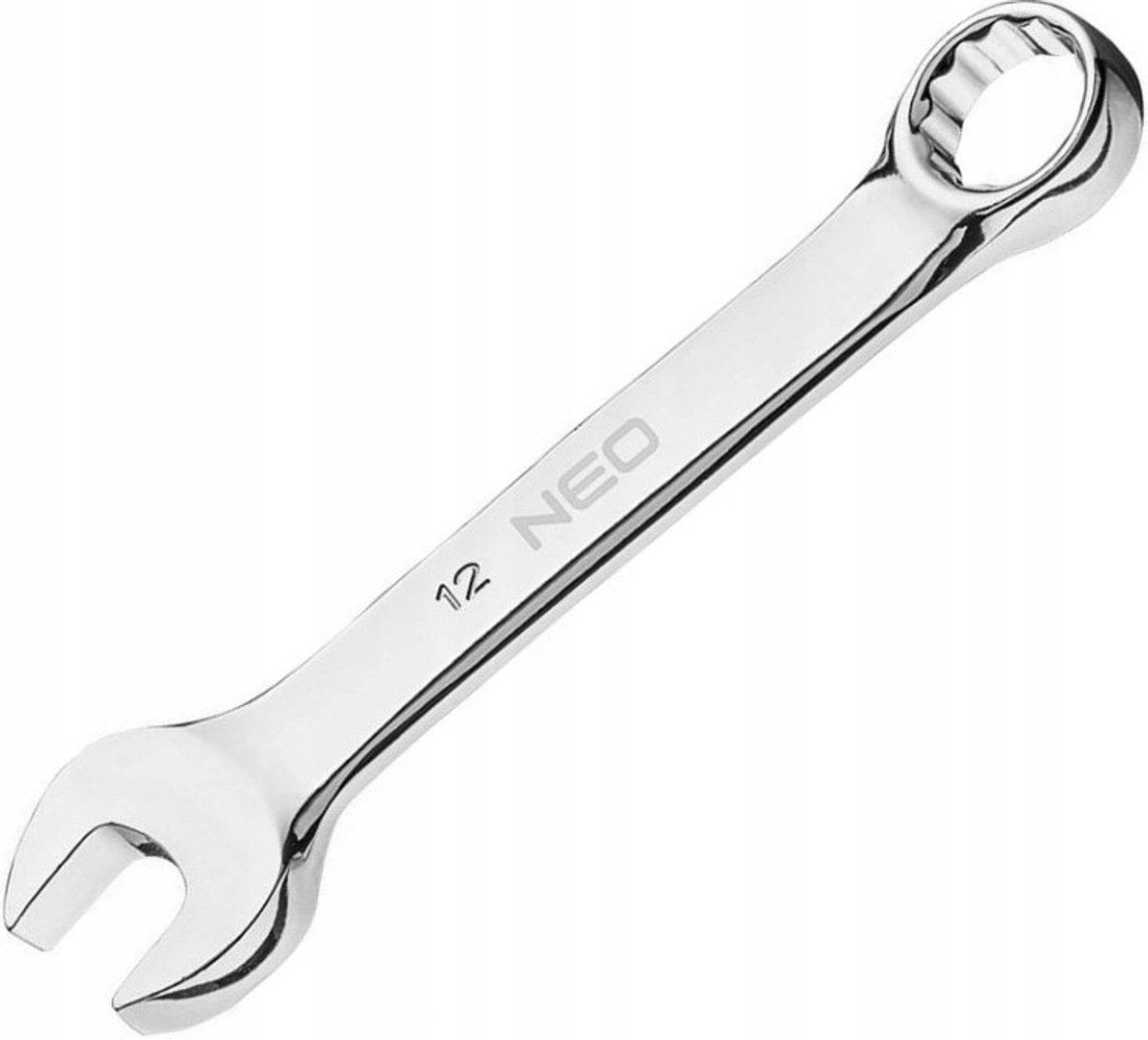 NEO Ring- en steeksleutel 12 mm, 102 mm lang, 25 jaar garantie