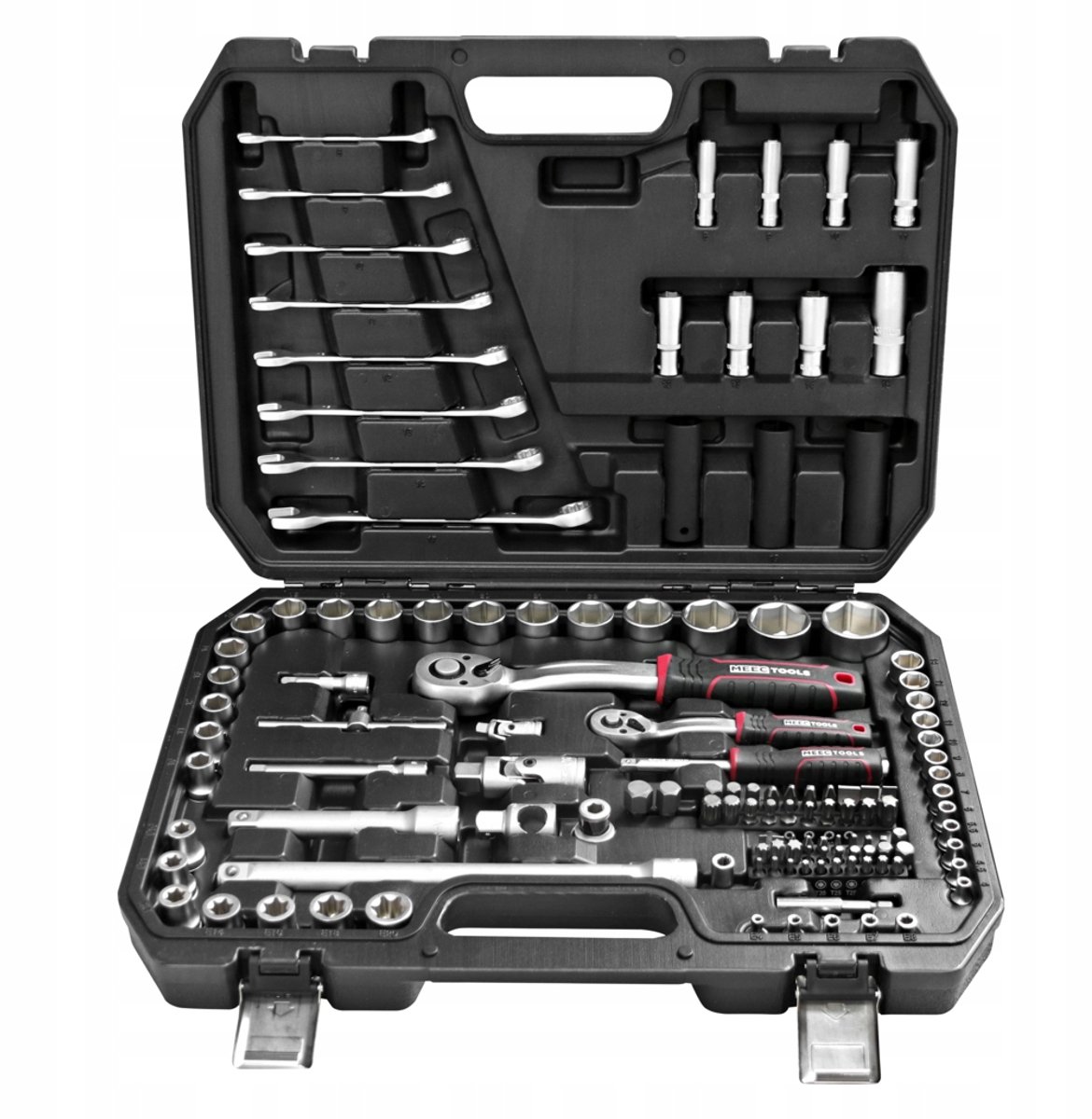 Professionele Doppenset 127 Delen Meec Tools met Koffer