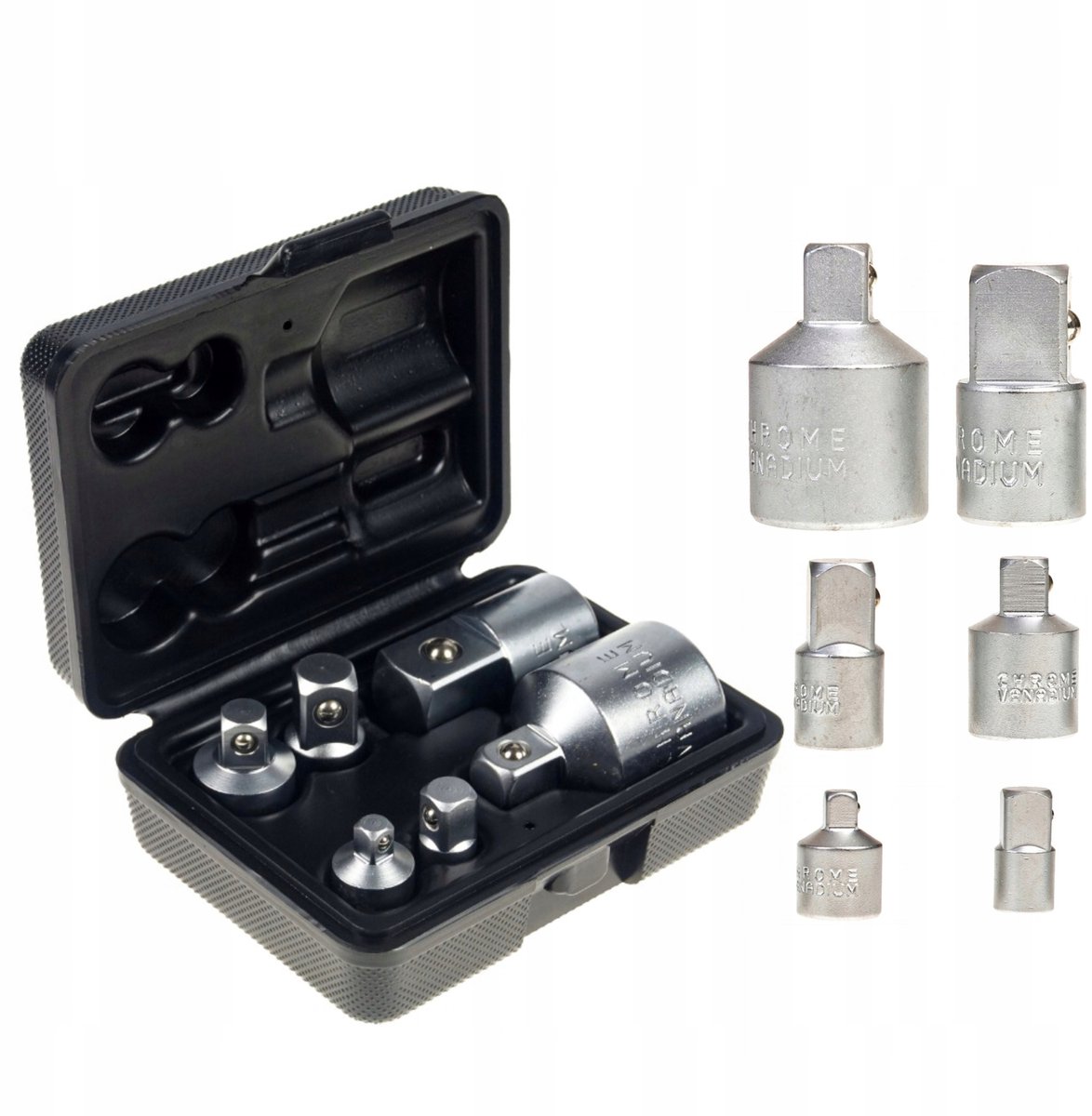 Silver S11032 - Schoenadapterset - 6 Stuks - Cr-V Staal - Corrosiebestendig
