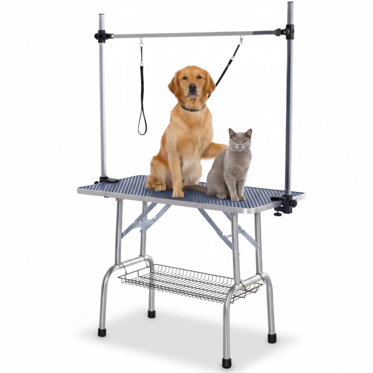 Zenzee Trimtafel voor honden en katten met dubbele aanlijn 107 cm