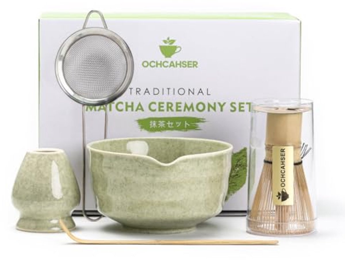 Ceremoniele Matcha Set - Complete Set met Kom, Garde en Accessoires