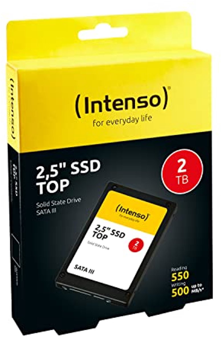 2,5 inch Interne SSD 2TB – SATA III met hoge snelheid tot 520 Mo/s