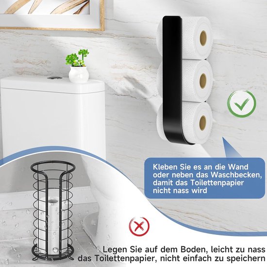Voorraad Toiletrolhouder Zonder Boren