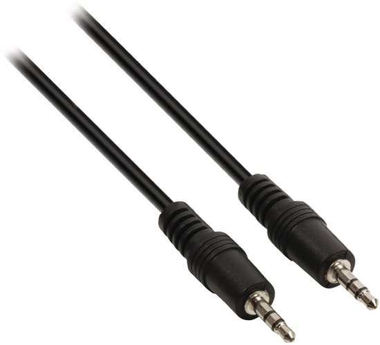 Câble audio stéréo jack 3,5 mm / noir - 5 mètres