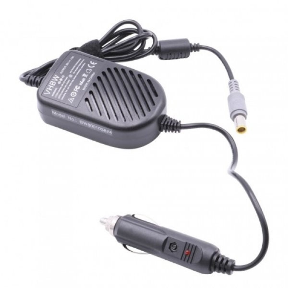 Notebook autolader 20V / 4,5A / 90W - 7,9mm x 5,5mm (met pin) voor o.a. IBM en Lenovo