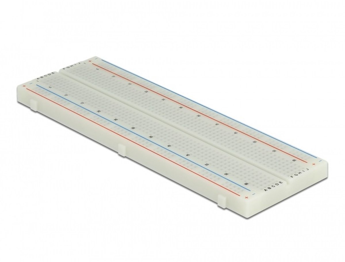 Breadboard met 630/200 insteekpunten / wit
