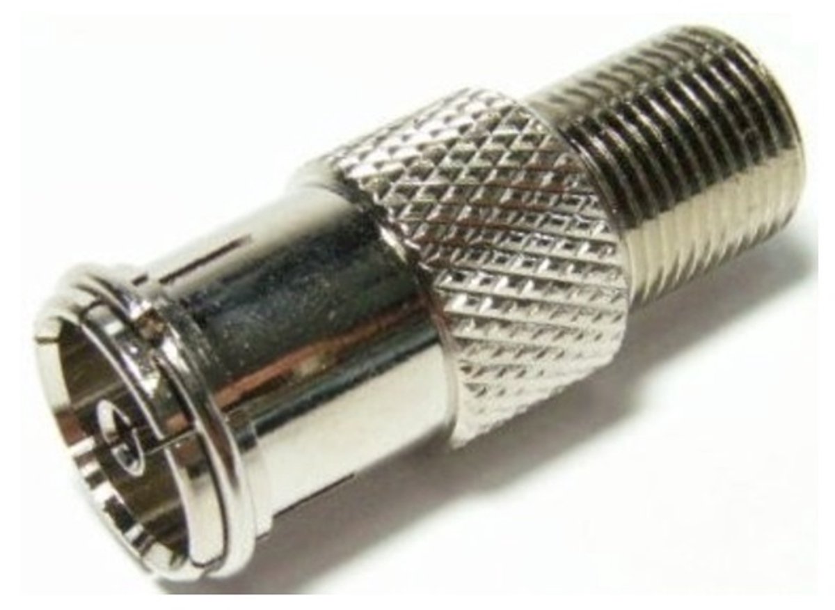Technetix F (v) - Coax IEC (v) adapter / 4G/LTE proof