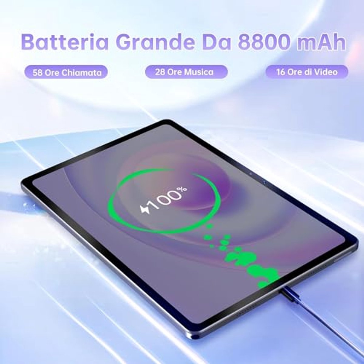 10,1 inch Android tablet met 16 GB, uitbreidbaar tot 1TB, Octa-Core, 4G en WiFi