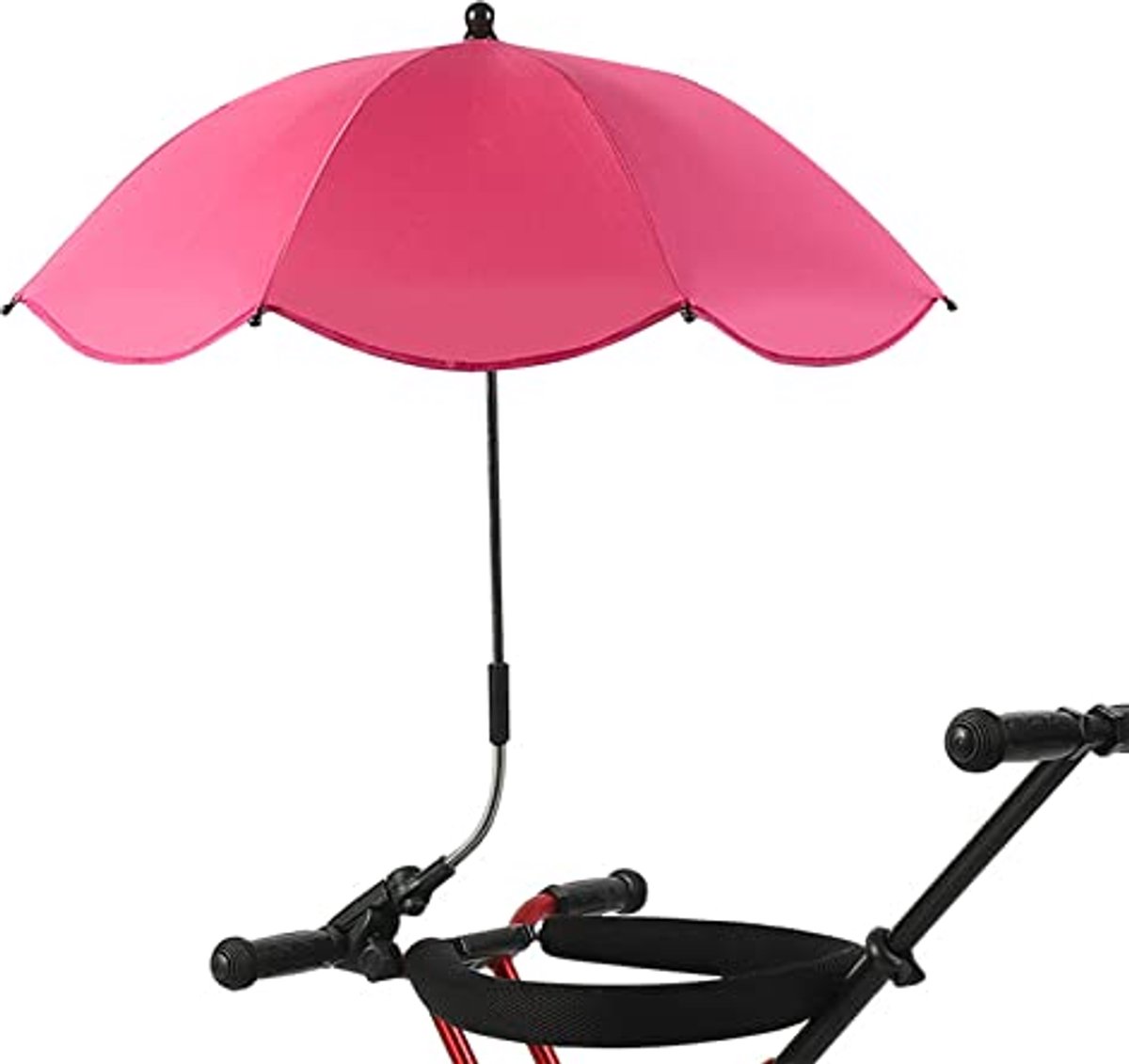 Image of 360 Draaibare Stoelparaplu met Universele Klem en UPF 50 Bescherming